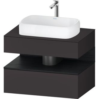 Duravit Duravit - Qatego Consola Mueble Bajo Lavabo, 1 Extra&iacute;ble, 1 Caj&oacute;n
