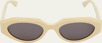 Bottega Veneta Round Acetate Sunglasses