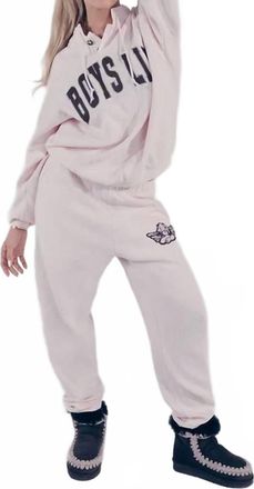 Boys Lie Smoke And Mirrors Mac Slim Pant In Pink
