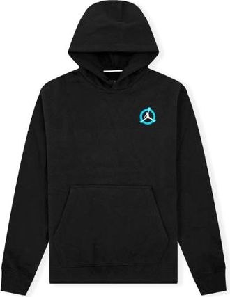 Nike Jordan Air Jordan Flight MVP Fleece Pullover Hoodie Black Lush Orange DV7593-010
