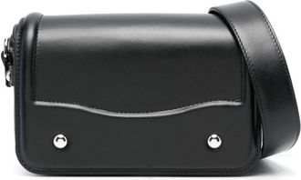 Christophe Lemaire mini Ransel crossbody bag - unisex - Calf Leather/Cotton - One Size - Black