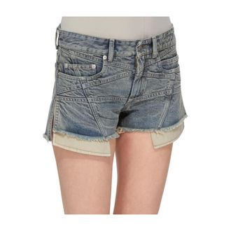 Rick Owens Denim Shorts - Dames - Korte broeken - Blauw - Maat: W27 Denim