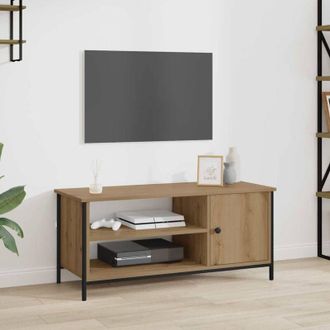 vidaXL Vidaxl - Mobile tv rovere artigianale 100 x 40 x 45 cm Legno multistrato