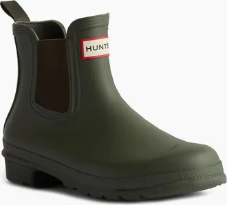 Hunter Womens Original Chelsea Womens Wellingtons - Black - Size: 5
