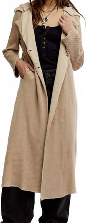 Free People One Landon Jacket In Sand