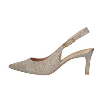 Unisa Schoenen, Dames, Geel, 40 EU, Leer, Lanz Slingbacks