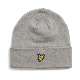 Lyle & Scott Cubrecabeza Algod&oacute;n Merino Beanie - Accessories - Hombre - Gris - ONE SIZE