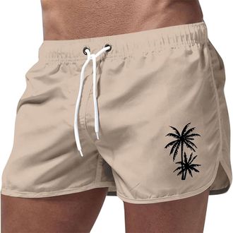 Generic Mens Casual Shorts Drawstring Swim Trunks 3 Inch Quick Dry Beach Board Shorts Funny Summer Bathing Suits Vintage Swimwear Swimming Suits Surfing Board