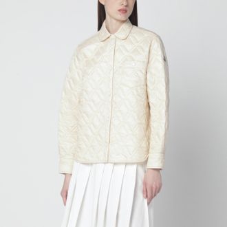 Moncler Beige quilted shirt