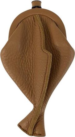 Bottega Veneta Brown Calfskin Coin Case (Authentic Pre-Loved)