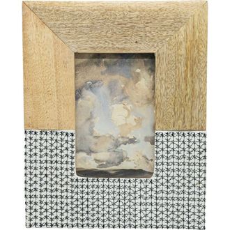 Foreside Home And Garden 6H x 4W Alexander Floral Brown Photo Frame at Nordstrom