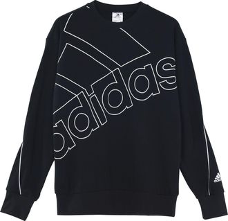 adidas Giant Logo Sweatshirt (Gender Natural) Mens Black GK9374