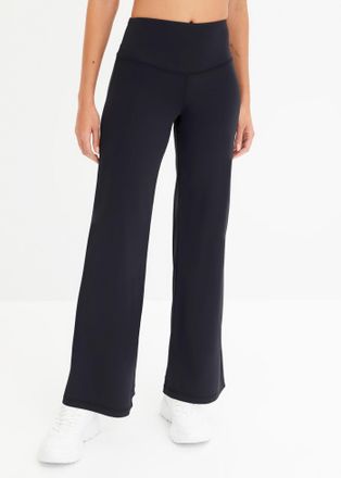 Bonprix Funktionsleggings BONPRIX, Damen, Gr. 56/58 (XXXL), N-Gr, schwarz, Jersey, Obermaterial: 77% Polyamid, 23% Elasthan, regular fit, Hosen Funktionsleggi