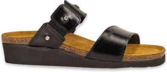 Naot Ashley Sandal in Black Madras at Nordstrom, Size 10Us