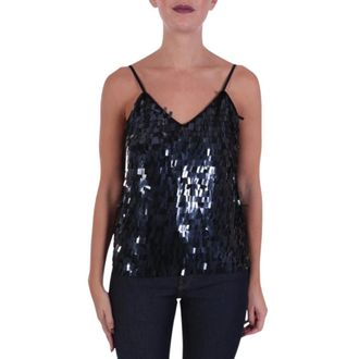 Pinko Pinko, Dames, Tops, Zwart, Maat: XS