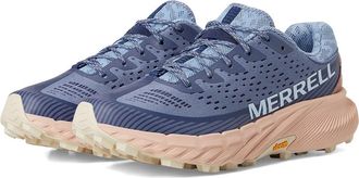 Merrell Agility Peak 5 Womens Shoes Indigo/Pink Salt : 11 M, Synthetic/Textile