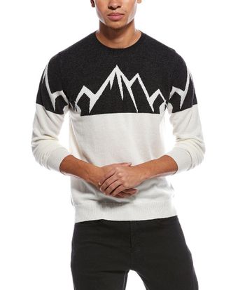 Brodie Landscape Wool & Cashmere-Blend Crewneck Sweater