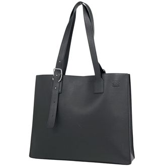 Loewe Black Leather Tote Bag (Pre-Owned)