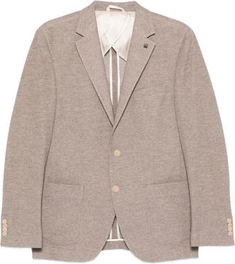 Karl Lagerfeld Smart buttoned blazer - Marrone
