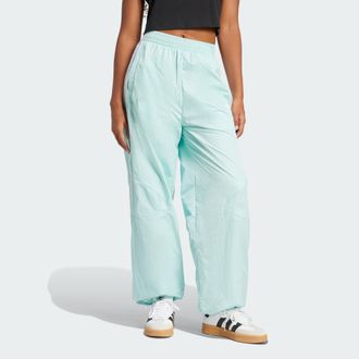 adidas Originals ADIDAS Originals Womens Adicolor Teamgeist Oversized Track Pants - Turquoise Recycled Material - Size X-Small