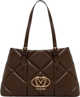 Love Moschino Shopper Tote - Dames - Shoppers - Bruin - ONE Size - Tassen
