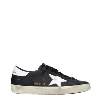 Golden Goose Superstar Hombres Zapatillas Piel Negro/Blanco