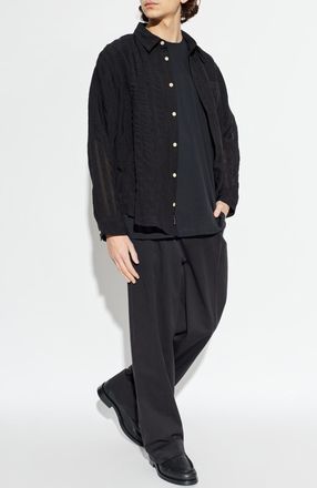 AllSaints Lennar Shirt, Mens, Black