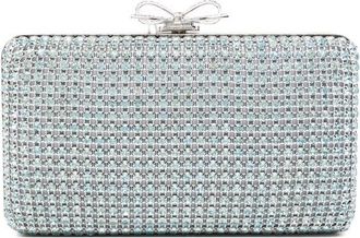Self Portrait Chainmail Embellished Clutch Bag