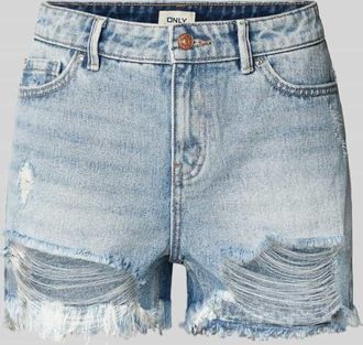Only Regular Fit Jeansshorts aus reiner Baumwolle Modell PACY in Hellblau, Gr&ouml;&szlig;e XS