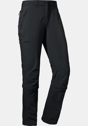 Sch&ouml;ffel Zip-away-Hose SCH&Ouml;FFEL Pants Engadin1 Zip Off, Damen, Gr. 34, N-Gr, schwarz (noir), Hosen Zip-away-Hose
