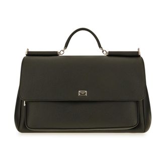 Dolce & Gabbana My Sicily Handtas - Heren - Tassen - Zwart - Maat: ONE Size Zijde