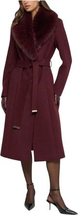 Salsa Abrigo con cintur&oacute;n - Coats - Mujer - Rojo - L
