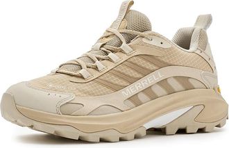 Merrell Moab Speed 2 Gore-Tex Womens Shoes Khaki : 9.5 M, Leather