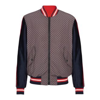 Balmain Mini monogram bomber jacket - male - Balmain - Bomber Jackets - Multicolor - M - Jackets