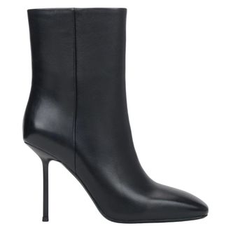 Estro & Luminara Heeled Boots, female, Black, Size: 10 US Leather Stiletto Ankle Boots