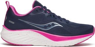 Saucony Mens Lancer 3 Sneaker, Navy/Fuschia, 12