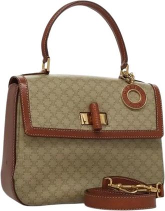 Celine Pre-owned Handbags, female, Beige, Size: ONE SIZE Pre-owned Vintage Handbag