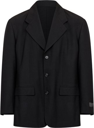 Maison Margiela Giacca con applicazione logo - Nero