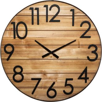 Atmosphera Atmosphera - Reloj &laquo;abby&raquo; - Madera D70 Cm Cr&eacute;ateur DInt&eacute;rieur