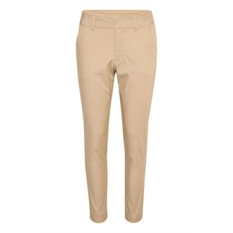 Kaffe Broeken, Dames, Beige, 2Xs, Slim-fit Broeken