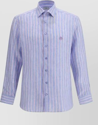 Etro linen pattern shirt