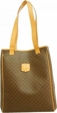 Celine Brown Pvc Tote Bag (Pre-Owned)