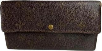 Louis Vuitton Pre-owned Wallets, female, Brown, Size: ONE SIZE Pre-owned Vintage Wallet