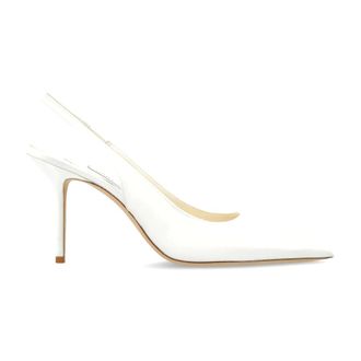 Jimmy Choo London Pumps, female, White, Size: 9 1/2 US Love Sling Back 85