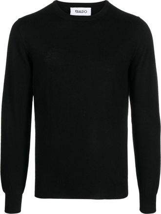 ERALDO crew-neck merino-wool jumper - men - Merino - 48 - Black