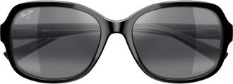 Maui Jim 55mm PolarizedPlus2 Butterfly Sunglasses in Grey at Nordstrom