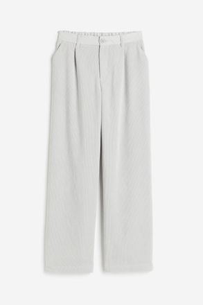 H&M Weite Cordhose - Grau