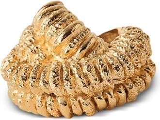 Paola Sighinolfi totem ring - women - 18kt Gold Plated Pewter - 6