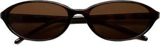 Chimi Eyewear oval-frame sunglasses - Brown