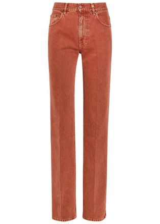 Chlo&eacute; Straight-leg Denim Jeans - Brown - 27 (W27 / UK8-10 / S)